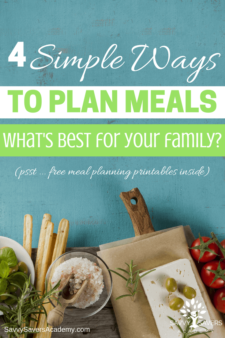 Great ideas for meal planning and cute printables. I need to try these!