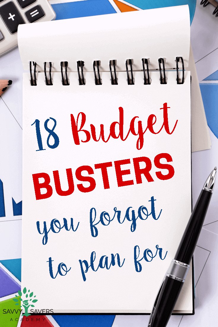 All the miscellaneous budget items I can't seem to remember. A good list of things to include in your budget.