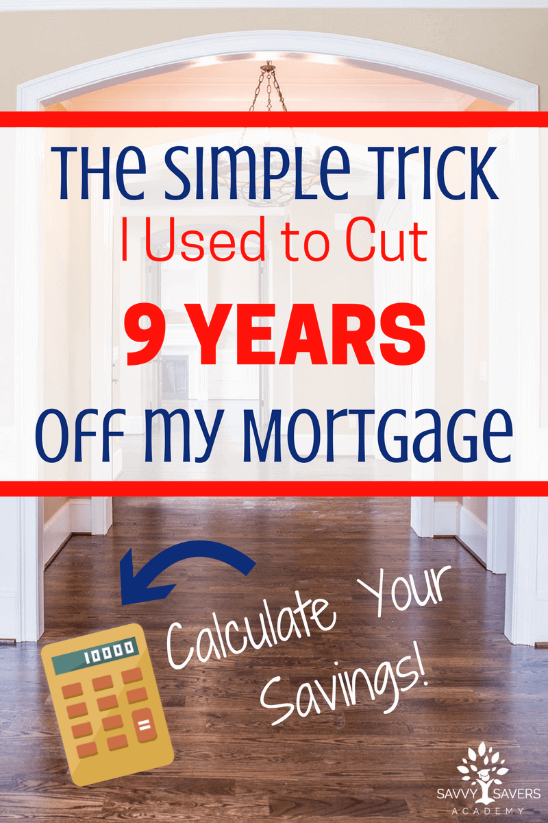 This is a great way to reduce your mortgage term. It's a simple trick that almost anyone can do without any major changes to your current payments.